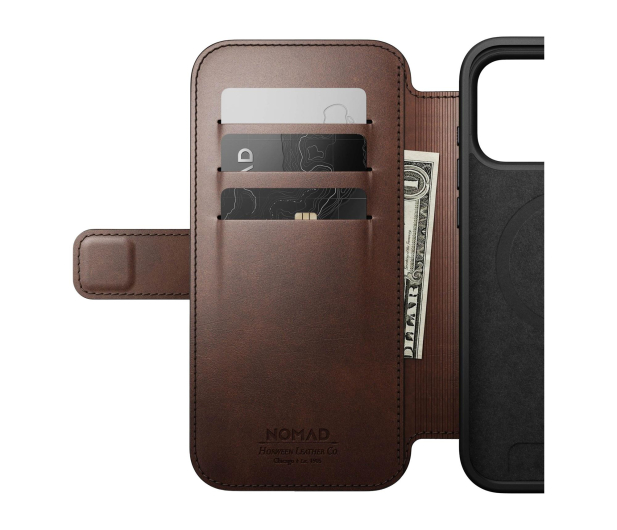 Nomad Modern Leather Folio do iPhone 17 Pro Max MagSafe brown - 1362254 - zdjęcie 7